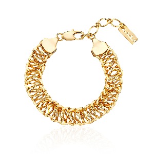 [가나룩스]볼드 레이스 팔찌 Lace Chain Design Bracelet